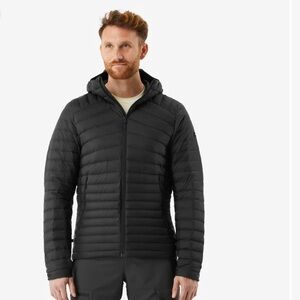 Decathlon Simond Men's MT100 Hooded Down Puffer Jacket NWT